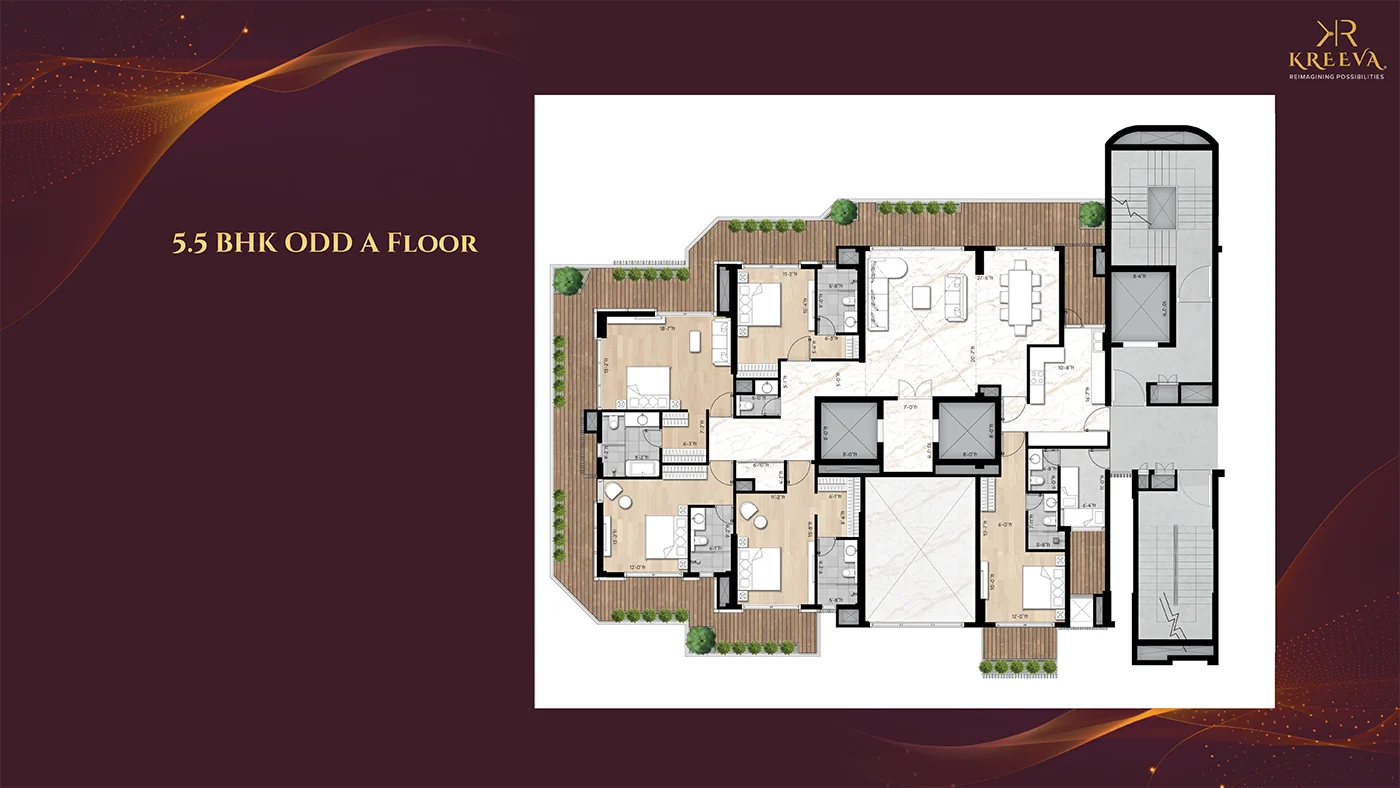 Kreeva Swaranaya Floor Plans