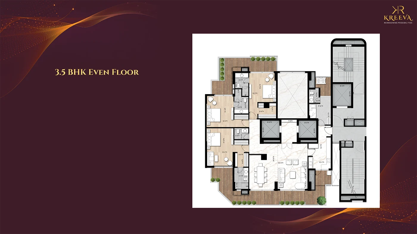 Kreeva Swaranaya Floor Plans