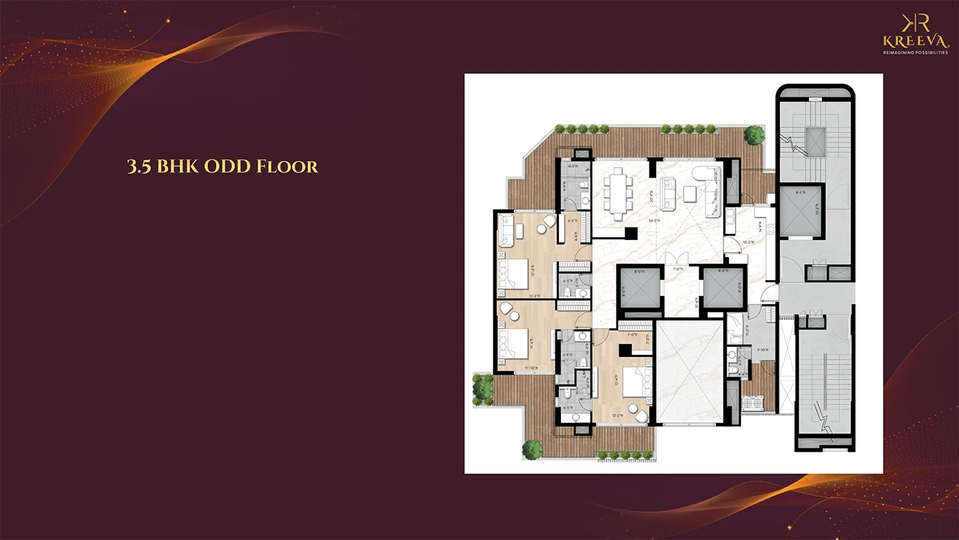 Kreeva Swaranaya Floor Plans