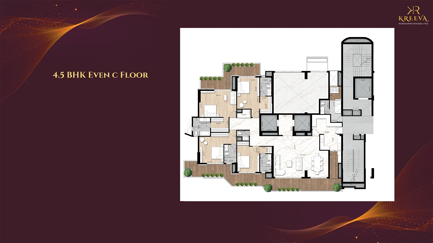 Kreeva Swaranaya Floor Plans