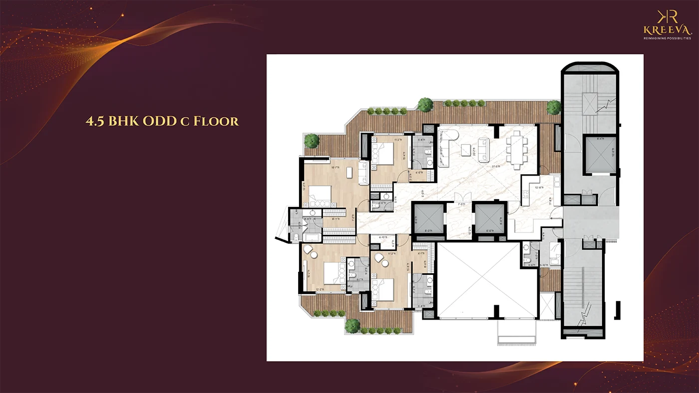 Kreeva Swaranaya Floor Plans