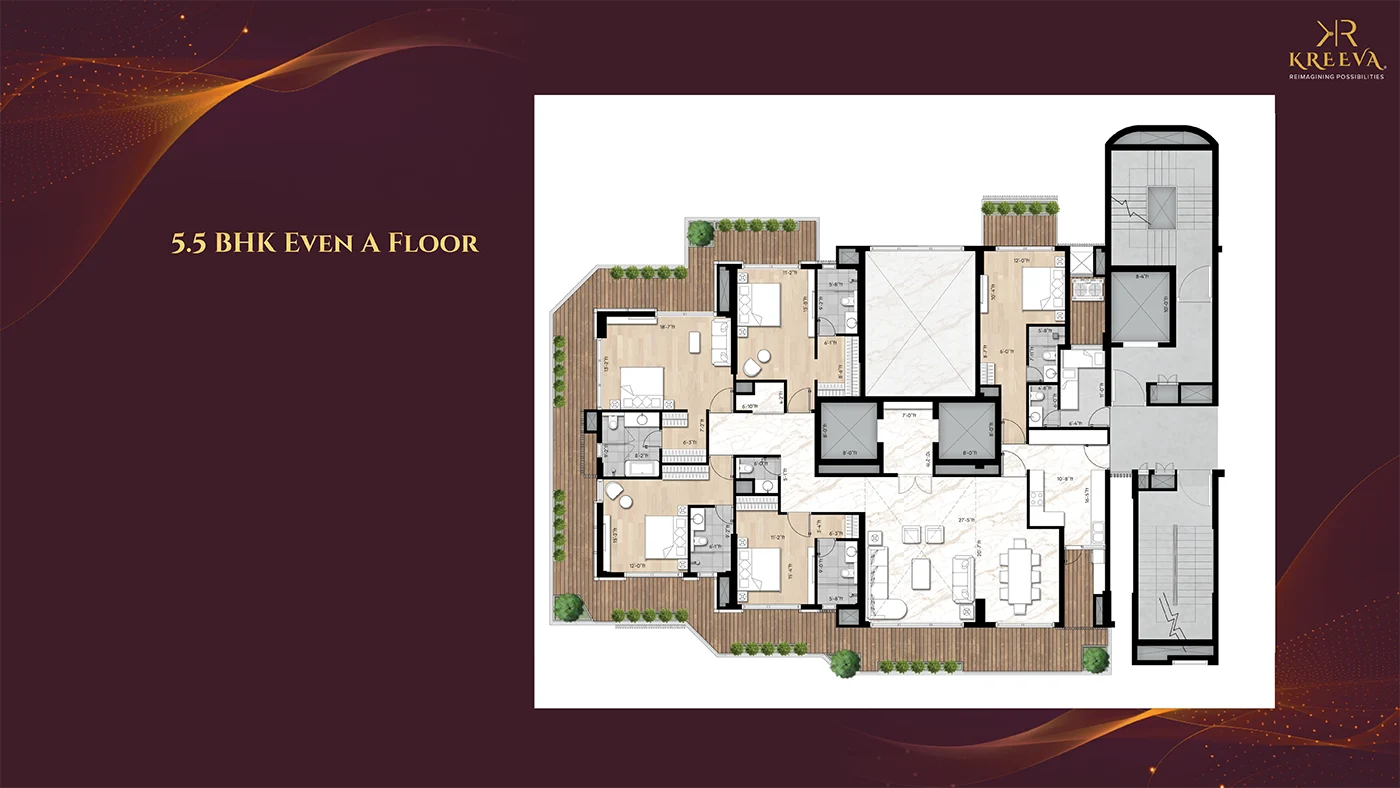 Kreeva Swaranaya Floor Plans